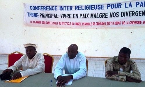 Dialogue inter-religieux pour la paix : « C’est la diversité des religions qui donne un sens à la religion » (préfet de Dédougou, Emile Hien)