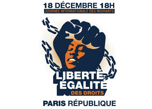 France: Appel à Manifester le 18 Décembre, Journée Internationale des Migrant·e·s