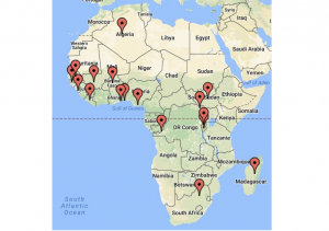 map of africa idp