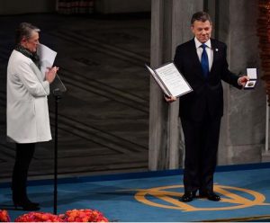 Nobel Lecture by Juan Manuel Santos:"Peace in Colombia: From the Impossible to the Possible"
