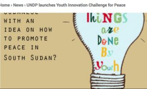 Winners of Youth Innovation Challenge to Engage in Peacebuilding in South Sudan