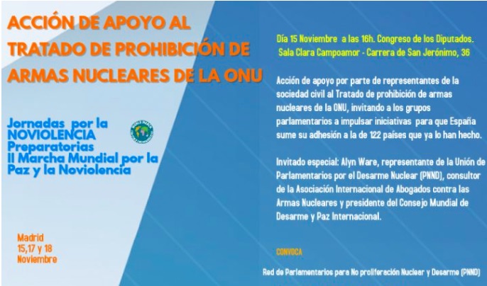 Spanish action to support the Treaty on the Prohibition of Nuclear Weapons