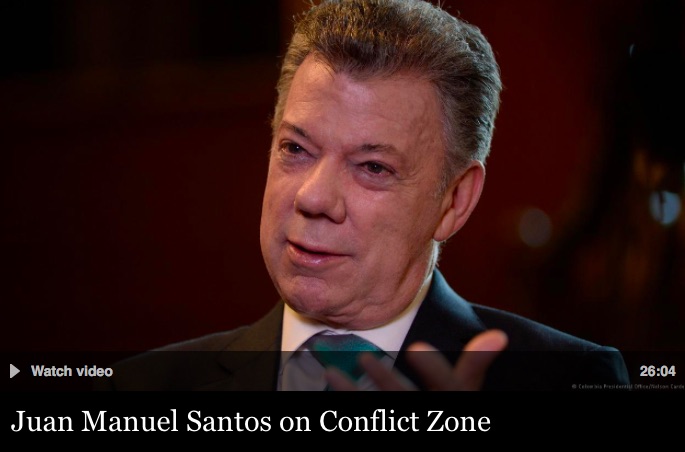 Colombia's peace deal: Where is the peace? Interview with outgoing President Santos