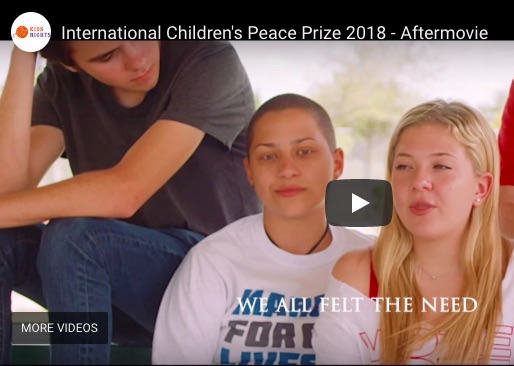 March For Our Lives wins International Children’s Peace Prize 2018