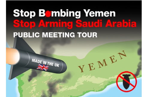 UK Nationwide Public Meeting Tour: Stop Bombing Yemen, Stop Arming Saudi