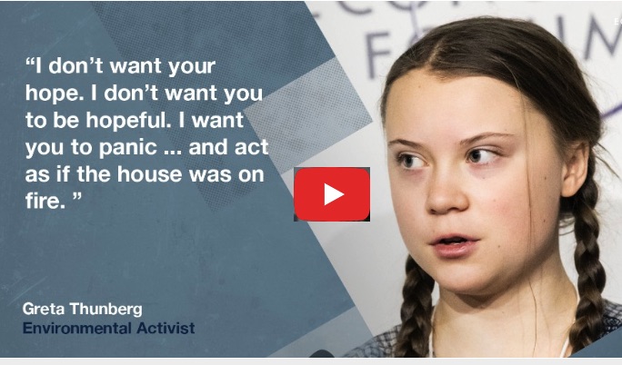 Greta Thunberg: My Message to Davos Elites: Act As If Our House Is on Fire. Because It Is.