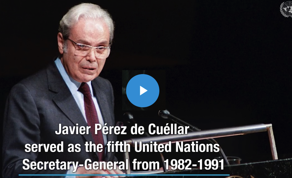 Javier Pérez de Cuéllar praised as ‘accomplished statesman’ who had ‘profound impact’ on the world