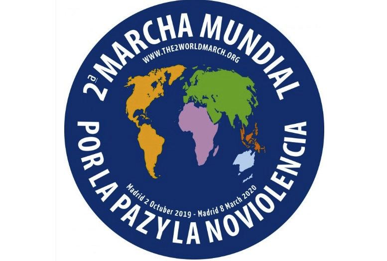 Lanzamiento de la 2ª Marcha Mundial por la Paz y la Noviolencia en el II Foro Mundial Ciudades de Paz en Madrid