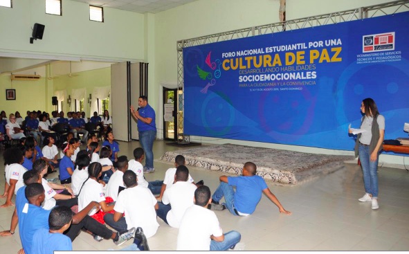 República Dominicana: MINERD realiza Foro Nacional Estudiantil por una Cultura de Paz