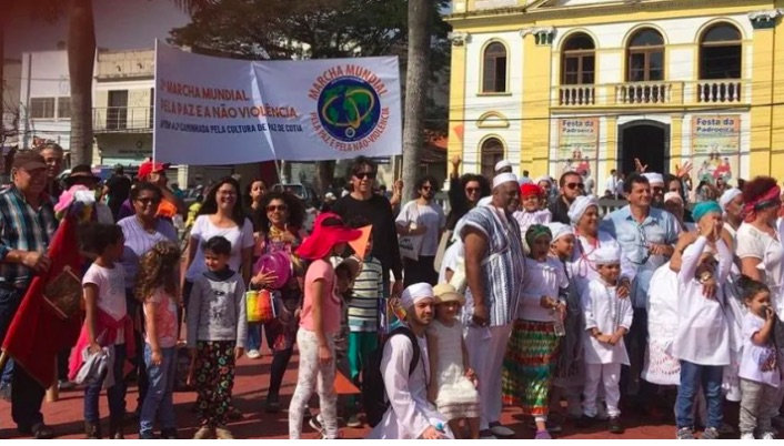 2ª Caminhada Pela Cultura de Paz de Cotia, Brasil, recebe apoio da 2ª Marcha Mundial Pela Paz e a Não Violência.