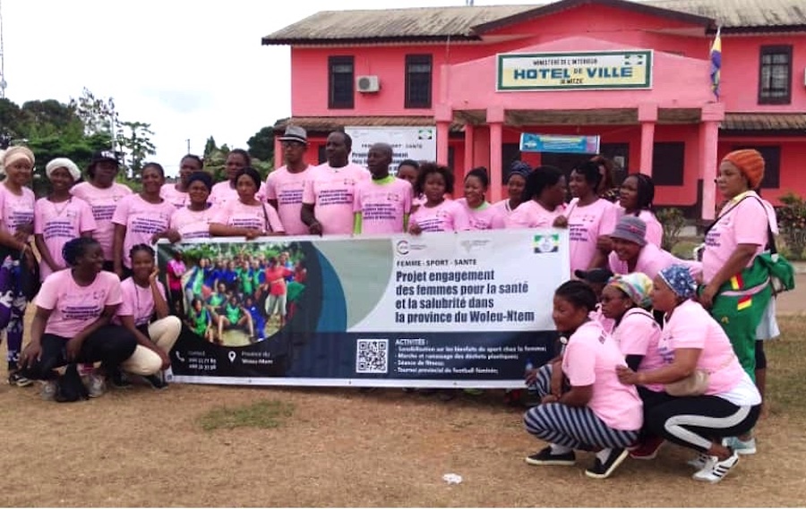Gabon: Engagement des femmes pour la santé et la salubrité dans la province du Woleu-Ntem"