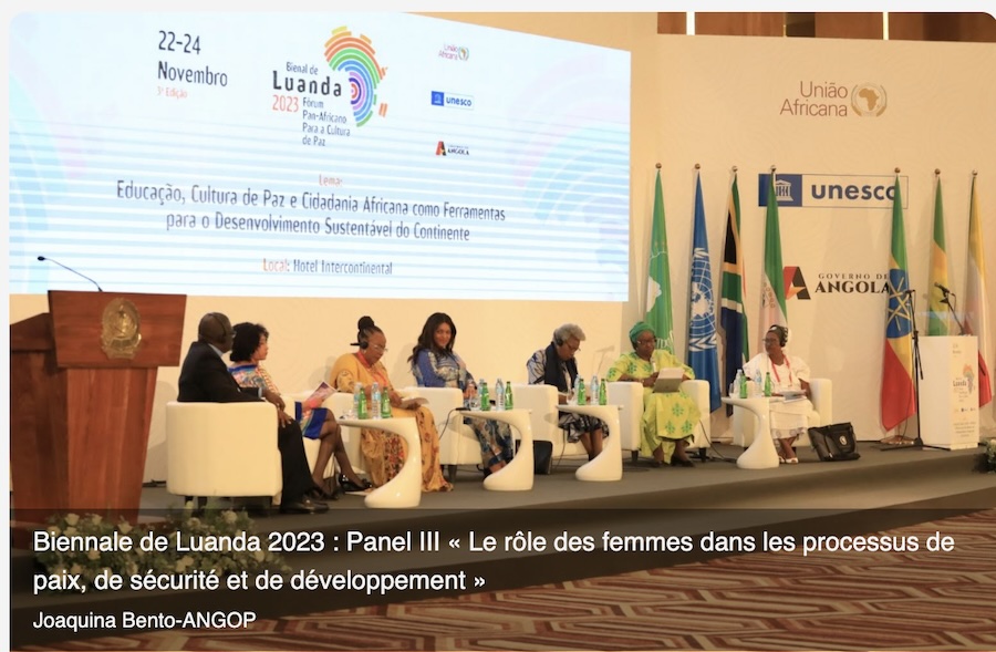 Résultats de la Biennale de Luanda 2023, Forum Panafricain pour la Culture de la Paix