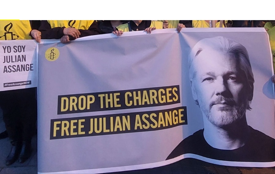 Amnesty International:  Incarcéré depuis cinq ans au Royaume-Uni : la situation de Julian Assange est inacceptable