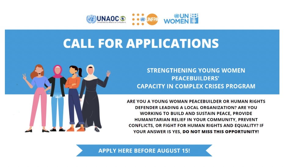 Call for Applications: Strengthening Young Women Peacebuilders’ Capacity in Complex Crises