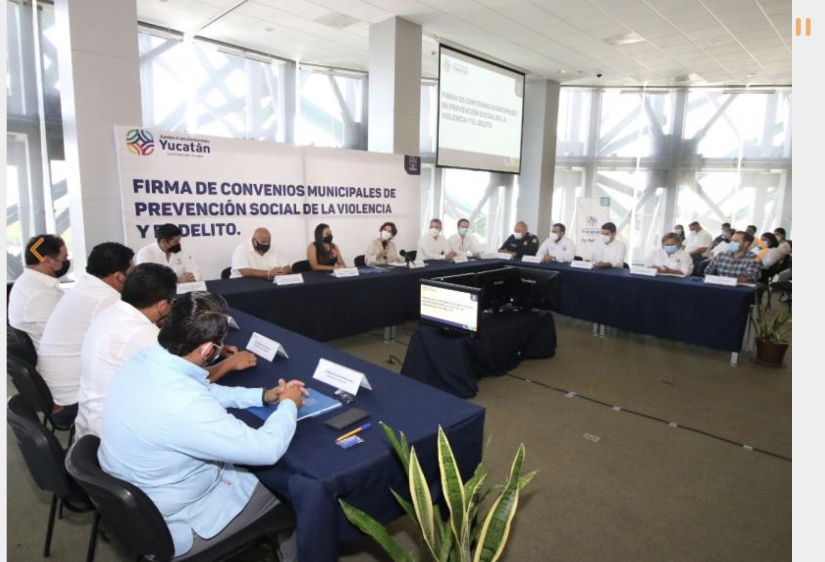Yucatan: State Government and 10 Municipalities join efforts to prevent violence and crime