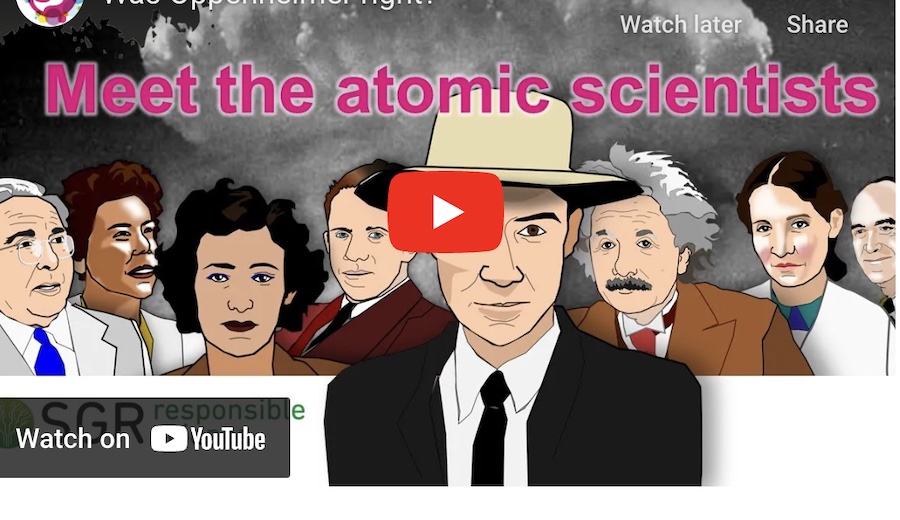 UK: Peace Education Network offers free lessons on Oppenheimer’s legacy as new film released