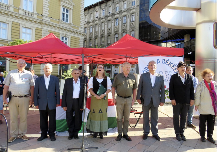 Demonstration for Peace in Ukraine Held in Budapest