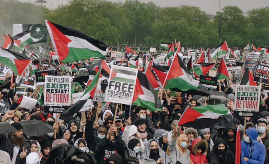 Around the world, people take to the streets for Palestine