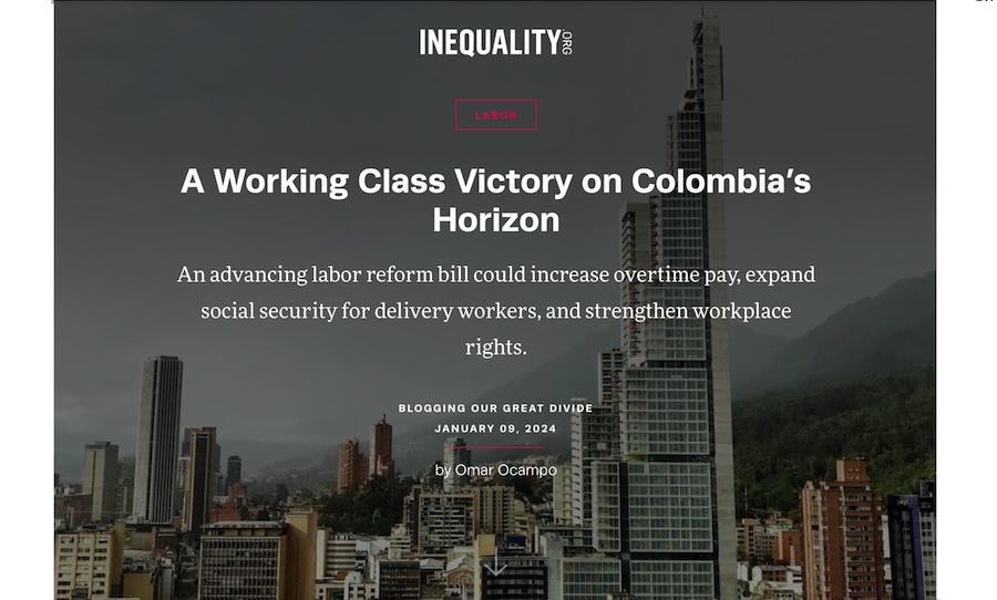 A Working Class Victory on Colombia’s Horizon